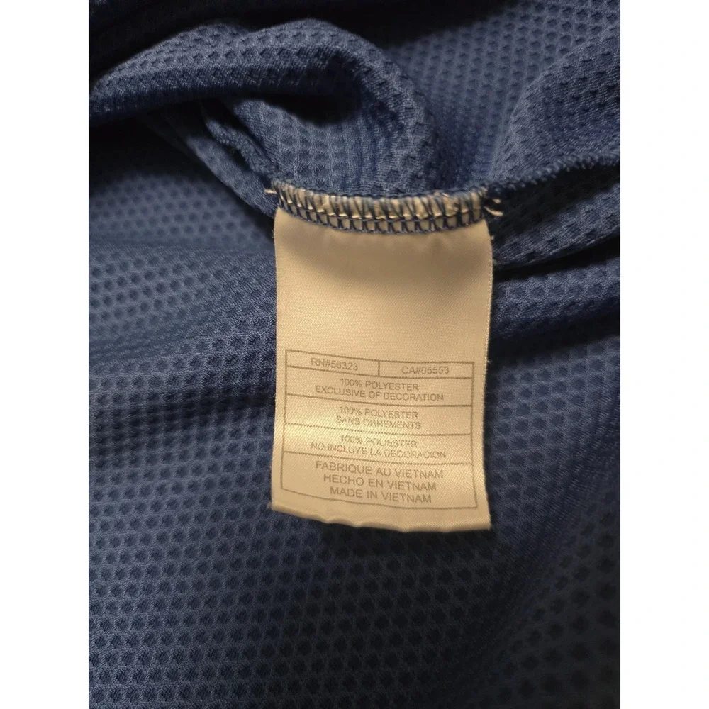 Nike Dri-FIT Pullover Mens Extra Large‎ Blue Black Half Zip Athletic Training